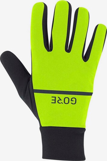 GORE WEAR Laufhandschuhe in neongelb / schwarz, Produktansicht