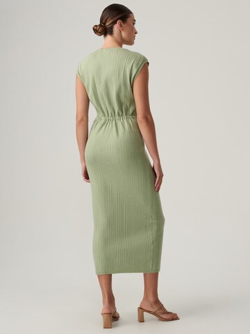 The Fated Ruha 'CENTURY KNIT DRESS' - zöld: hátul