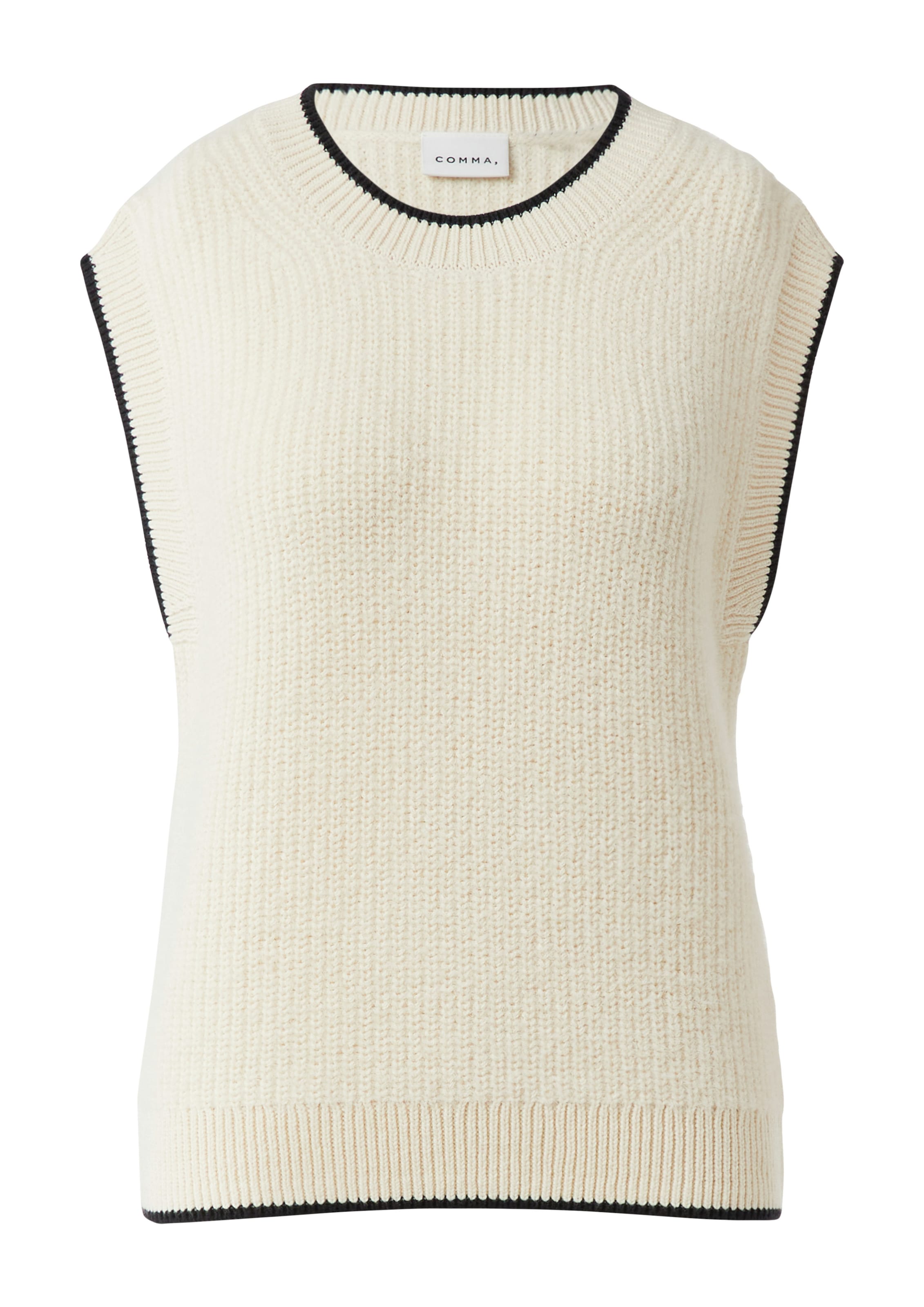 Pull-over COMMA en beige : devant