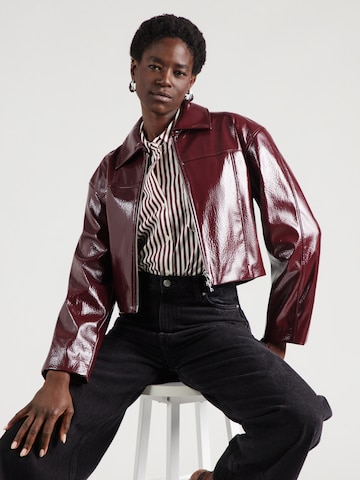 HUGO Kurtka przejściowa 'Acendi-1' w kolorze fioletowy: przód