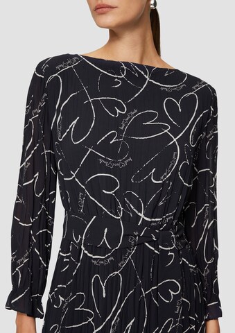 s.Oliver BLACK LABEL Jurk in Blauw