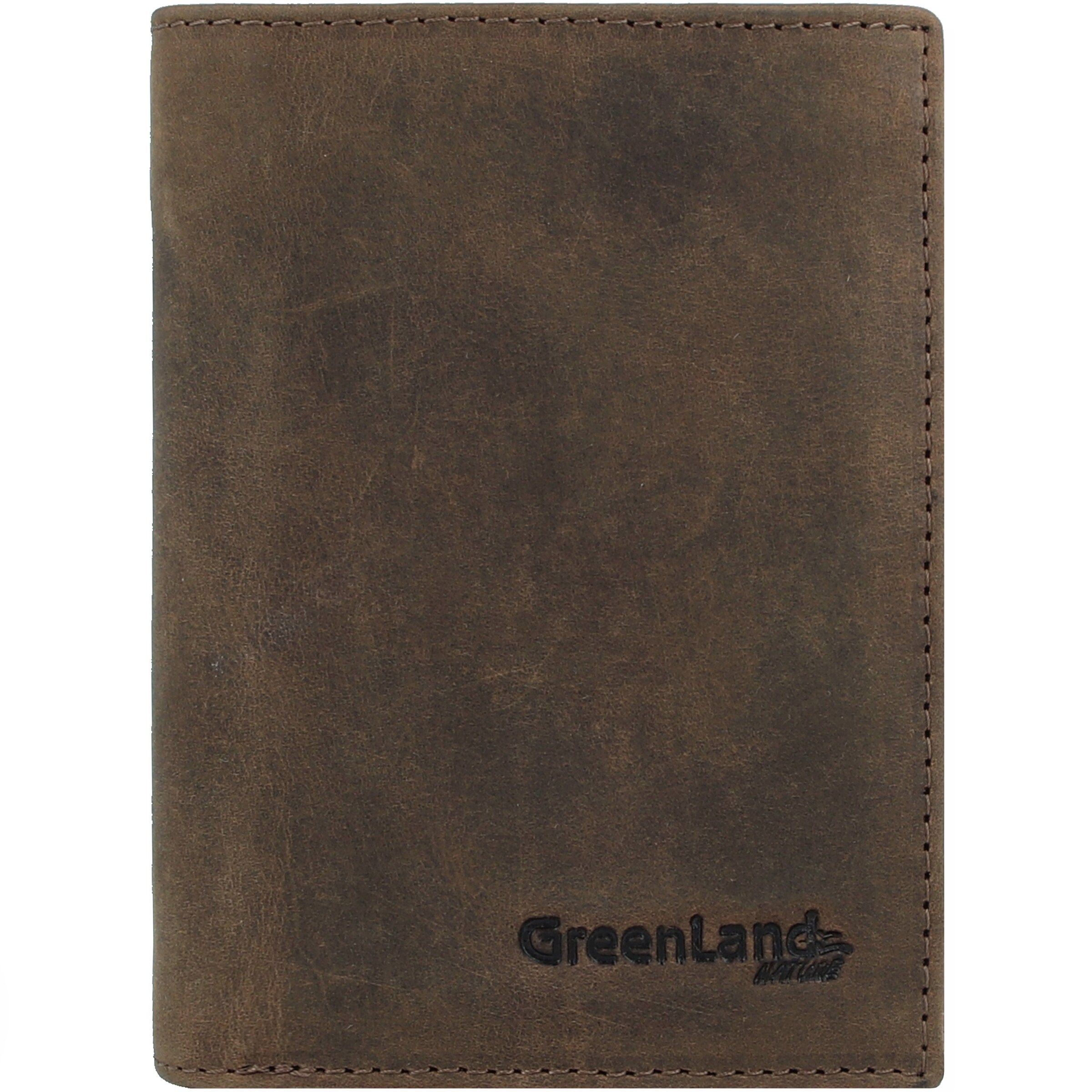 Greenland Nature Wallet in Brown: front