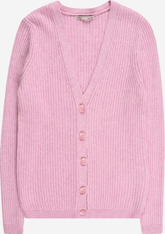 KIDS ONLY Strickjacke 'Katia' in Pink: predná strana