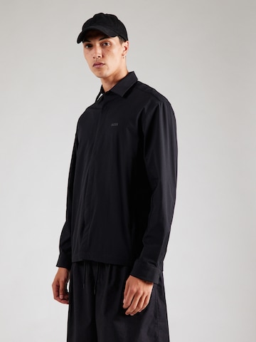 BOSS Comfort fit Button Up Shirt 'B_Urban' in Black: front