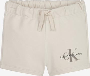 Calvin Klein Jeans Shorts in Beige: predná strana