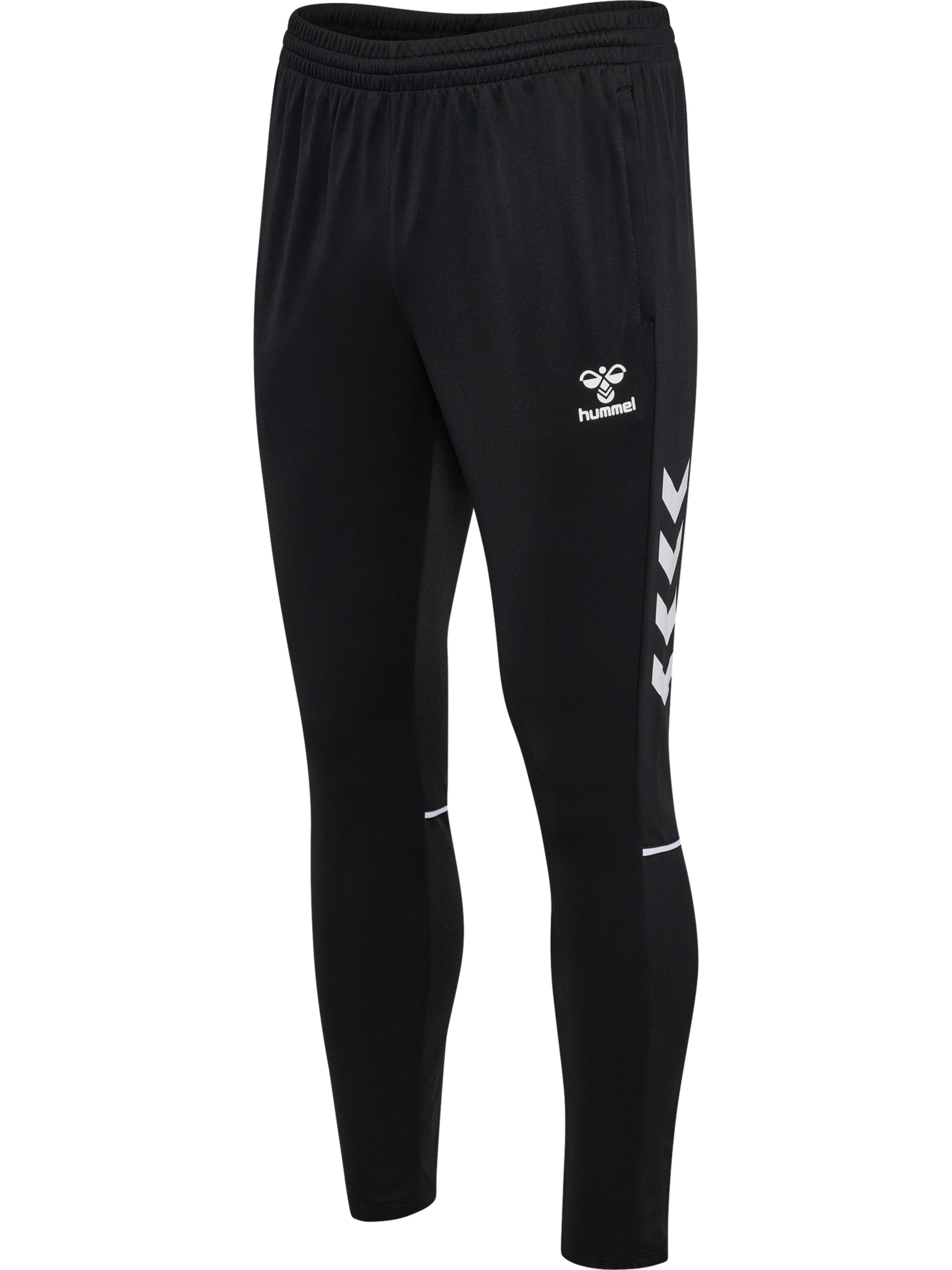 Hummel Slimfit Sporthose in Schwarz