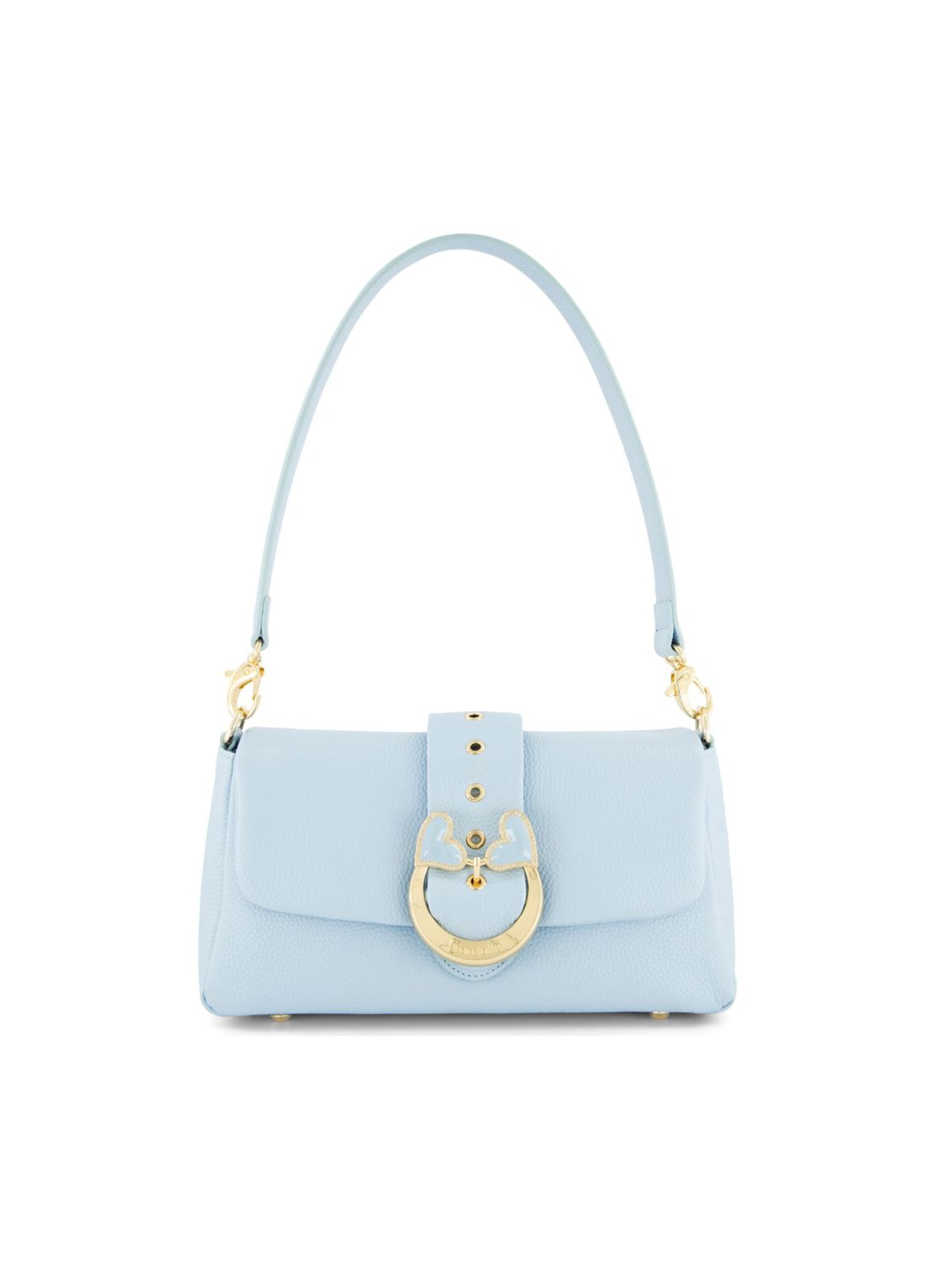Borsa a spalla 'Baroque' di Braccialini in blu: frontale