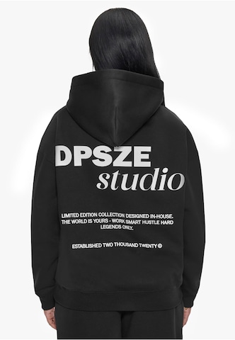 Dropsize Sweatshirt in Zwart: voorkant