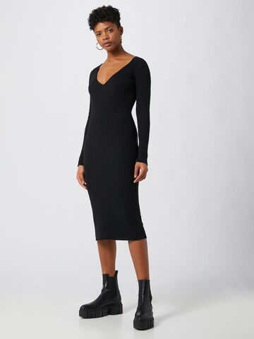 LeGer by Lena Gercke Knitted dress 'Josefin' in Black: front