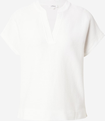 T-shirt s.Oliver en beige : devant