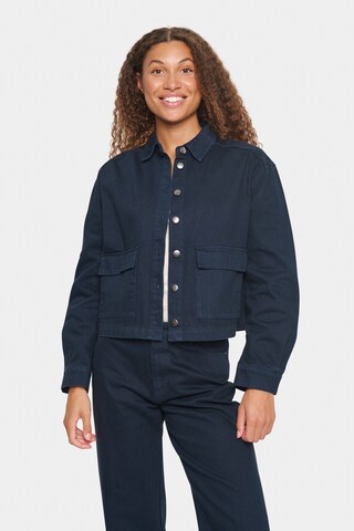 Veste mi-saison 'Ilu' SAINT TROPEZ en bleu : devant