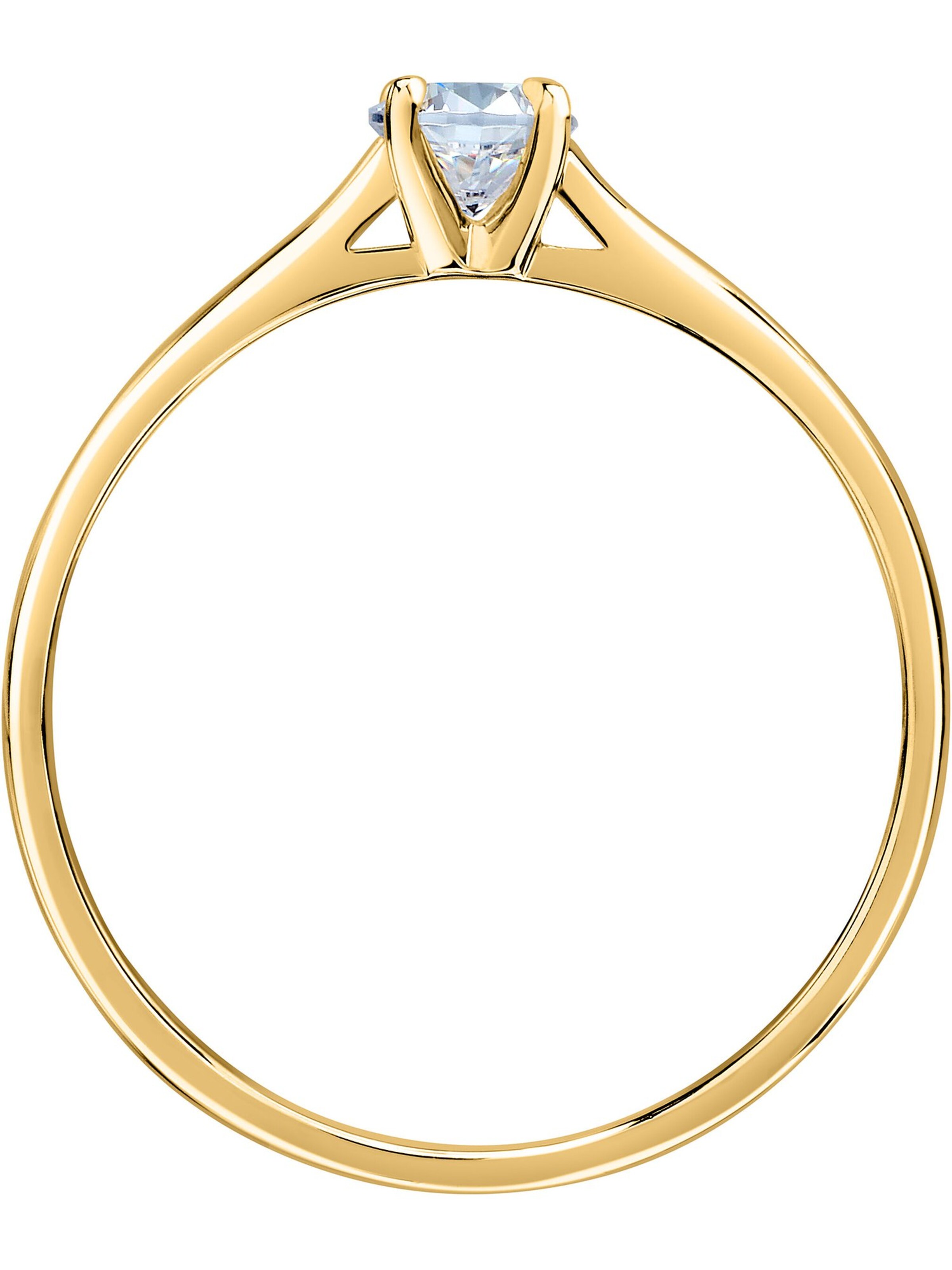 Live Diamond Ring 'Live Diamond ' in Gelb