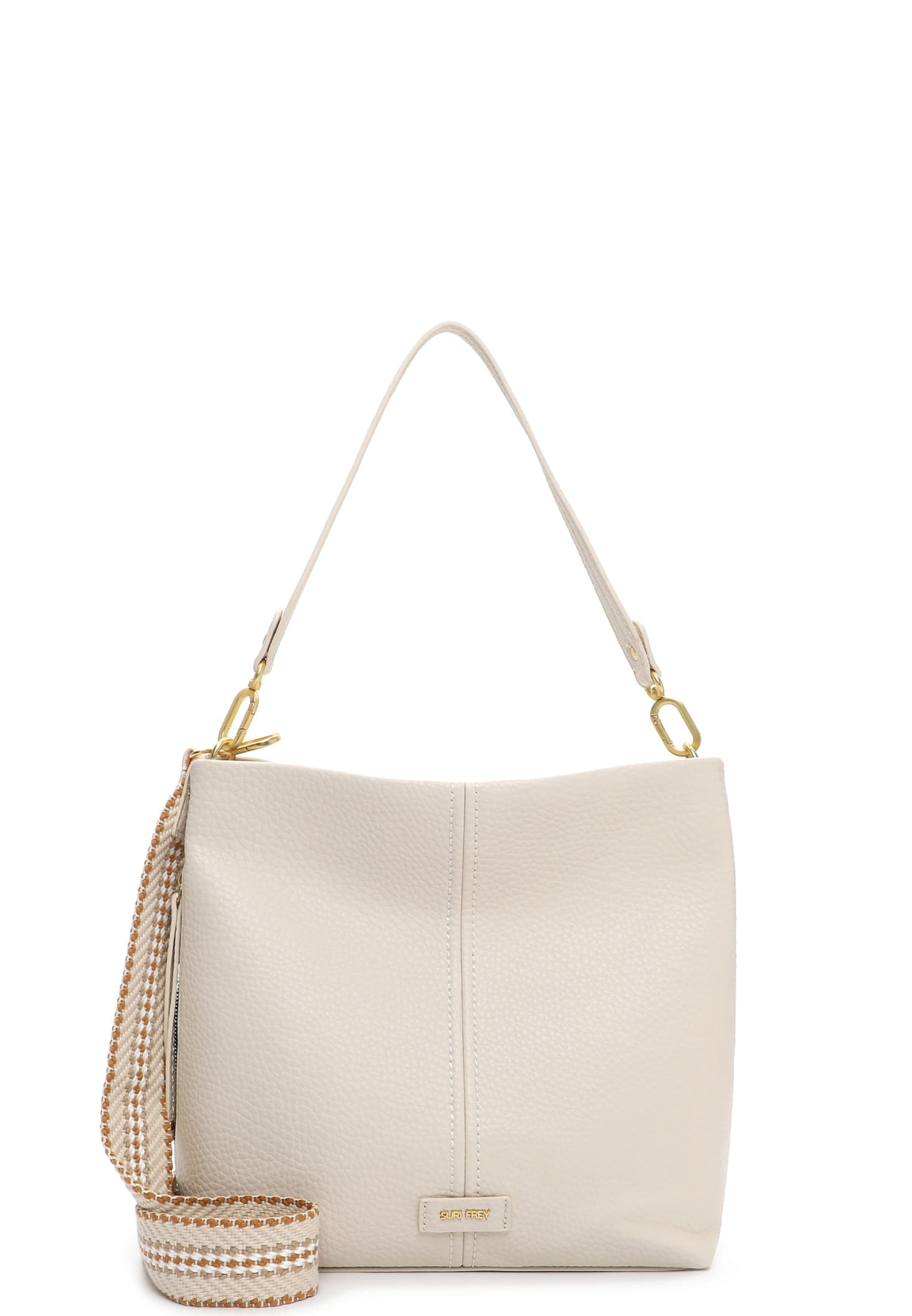 Suri Frey Skuldertaske 'Gray' i beige: forside