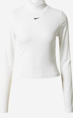 T-shirt Nike Sportswear en blanc : devant