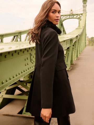 Manteau mi-saison love & roses en noir