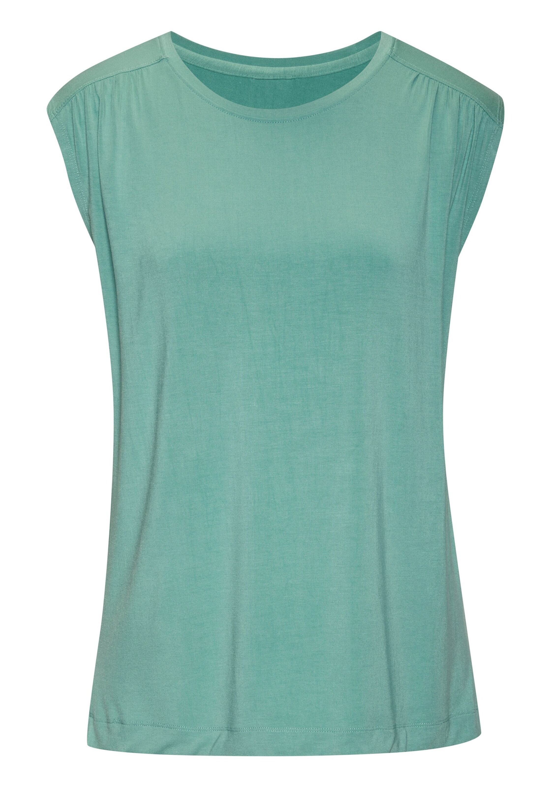 žalia LASCANA Marškinėliai: priekis