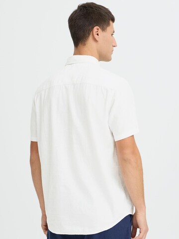BLEND Regular Fit Leinenhemd ' BHLins ' in Weiß