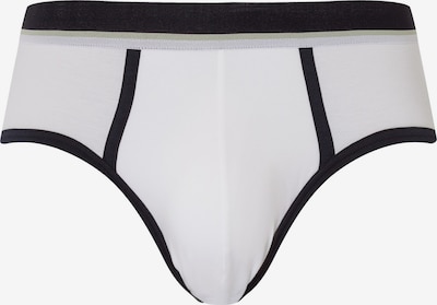 Hanro Slip 'Pierre' en noir / blanc, Vue avec produit