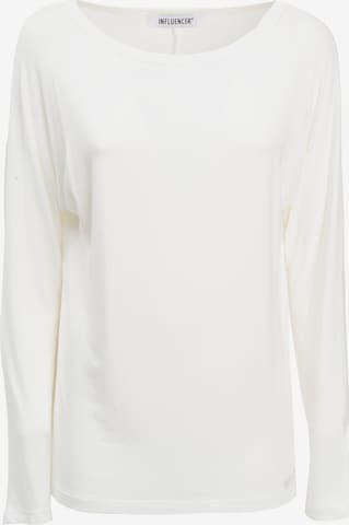 Tricou de la Influencer pe alb: față