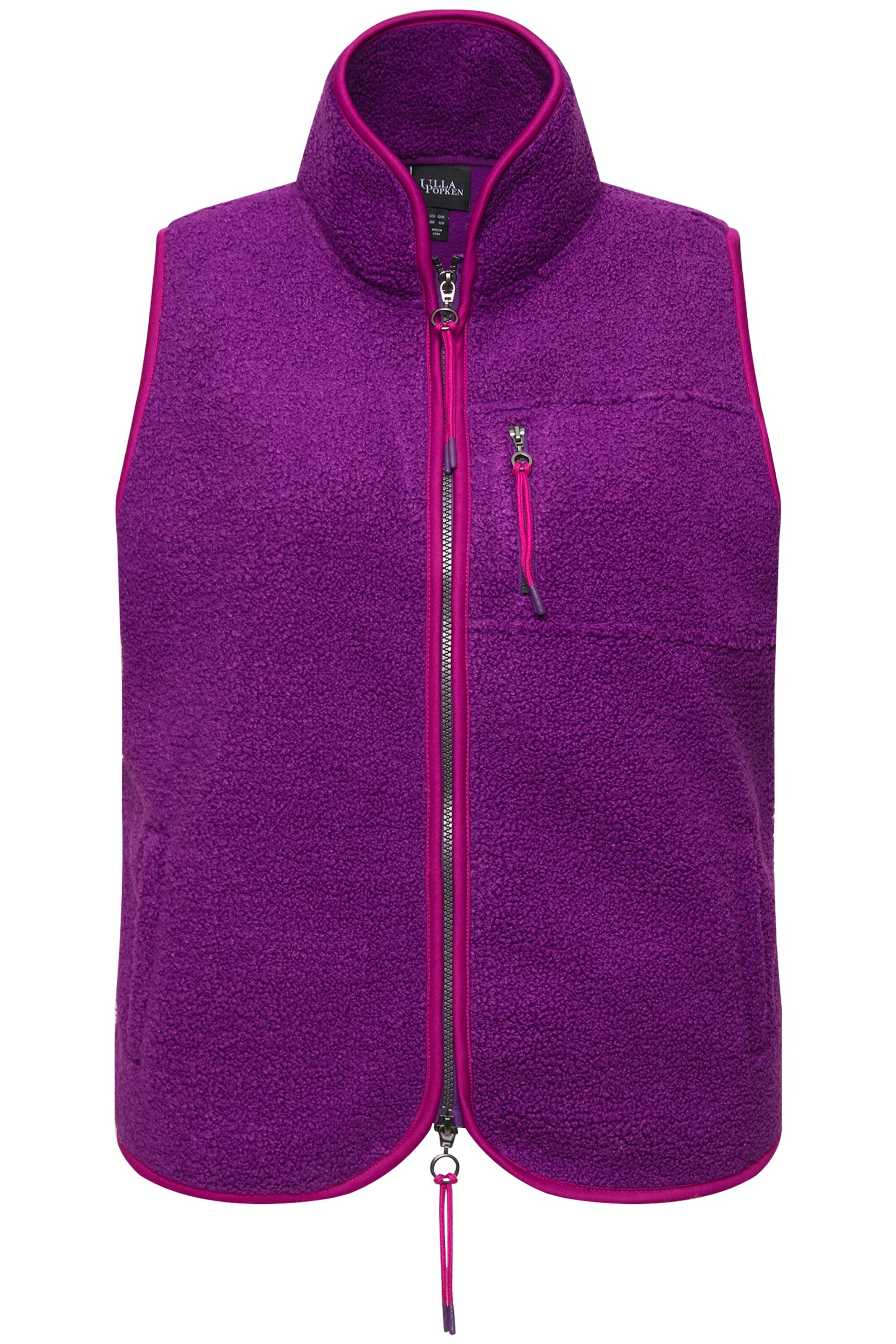 Ulla Popken Vest in Purple: front