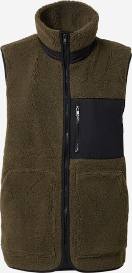 Neo Noir Gilet 'Franita' en olive / noir chiné, Vue avec produit