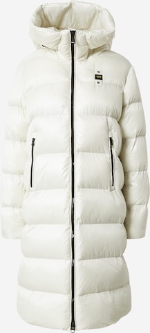 Blauer.USA Ανοιξιάτικο και φθινοπωρινό παλτό σε λευκό: μπροστά