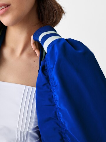 Bershka Between-Season Jacket in Blue