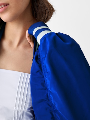 Bershka Between-season jacket in Blue