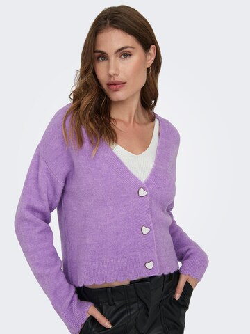 Cardigan 'ROSITTA' ONLY en violet