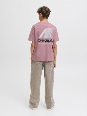 T-Shirt Jack & Jones Junior en violet : devant