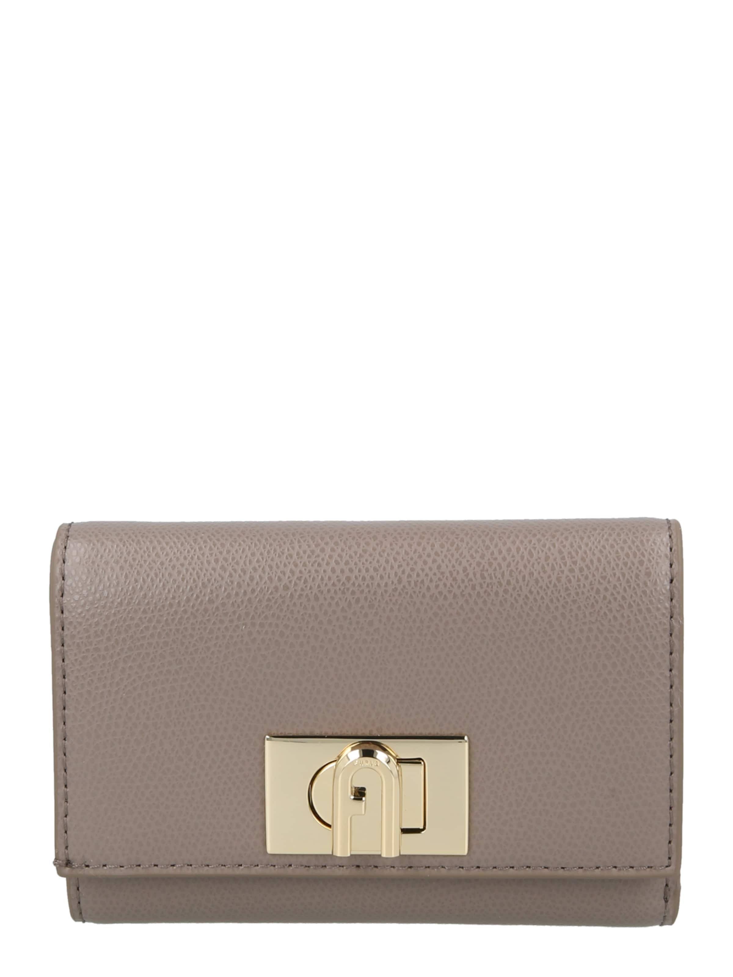 FURLA Портмоне '1927' в сиво: отпред