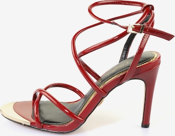 Sandalo con cinturino di BUFFALO in rosso: frontale