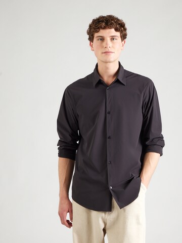 ARMANI EXCHANGE Regular Fit Hemd in Schwarz: Vorderseite