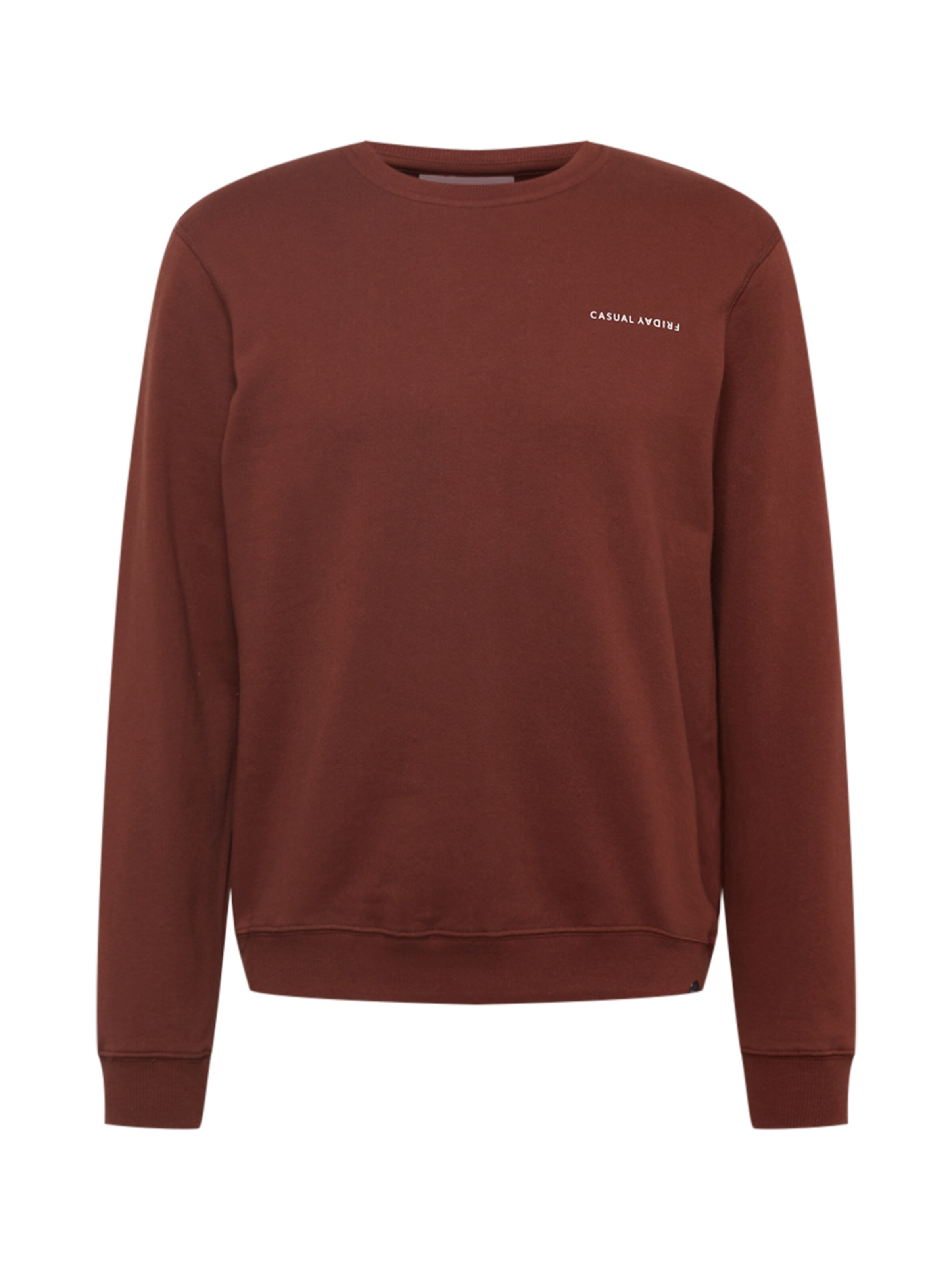 Casual Friday Sweatshirt 'Severin' i brun: forside