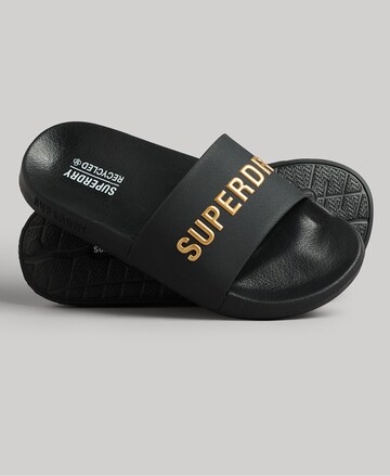 Superdry Strand-/badschoen in Zwart