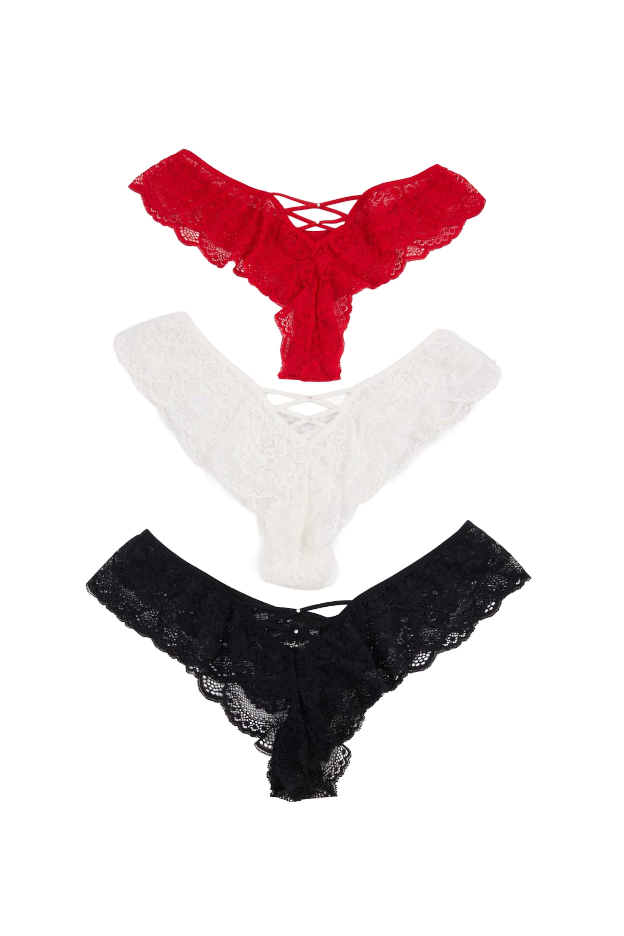 Trendyol Curve String in Zwart