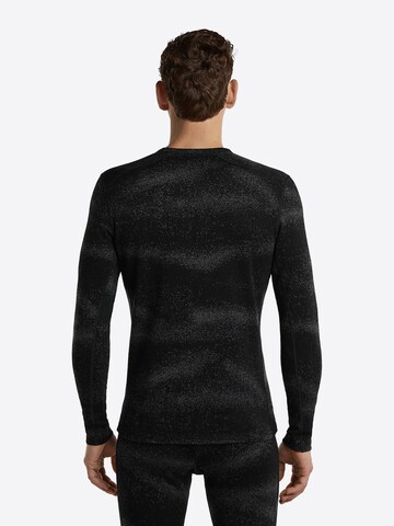 ICEBREAKER - Camiseta funcional 'Oasis Vertex' en negro