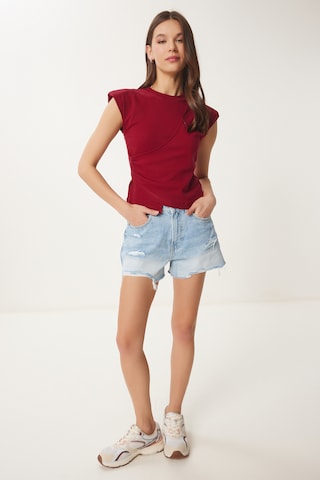 Happiness İstanbul Tričko - Červená