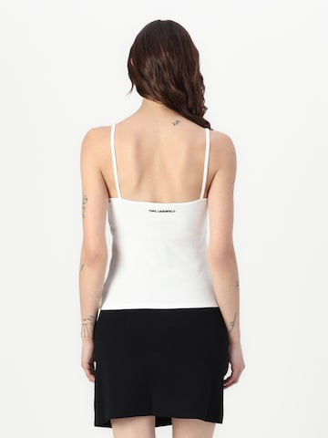 Karl Lagerfeld Top 'Ikon' in Wit