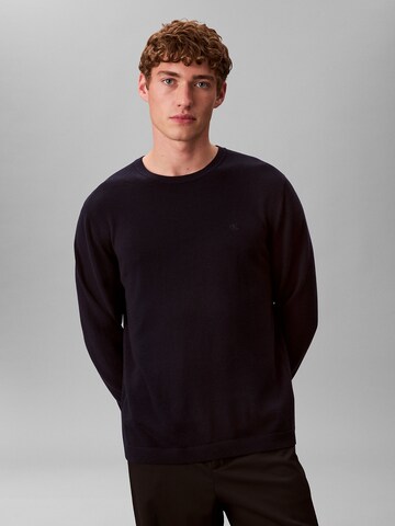 Calvin Klein Regular Pullover in Blau: Vorderseite