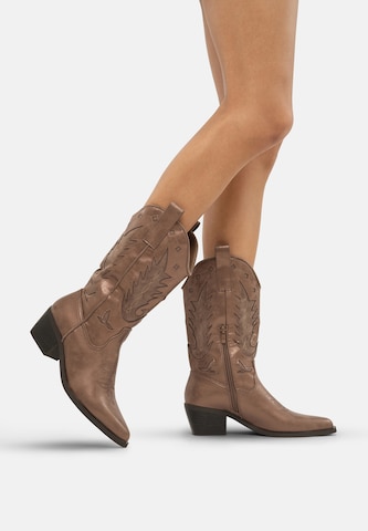 Stivale da cowboy di Salinyang in marrone