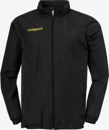 UHLSPORT Athletic Jacket in Black: front