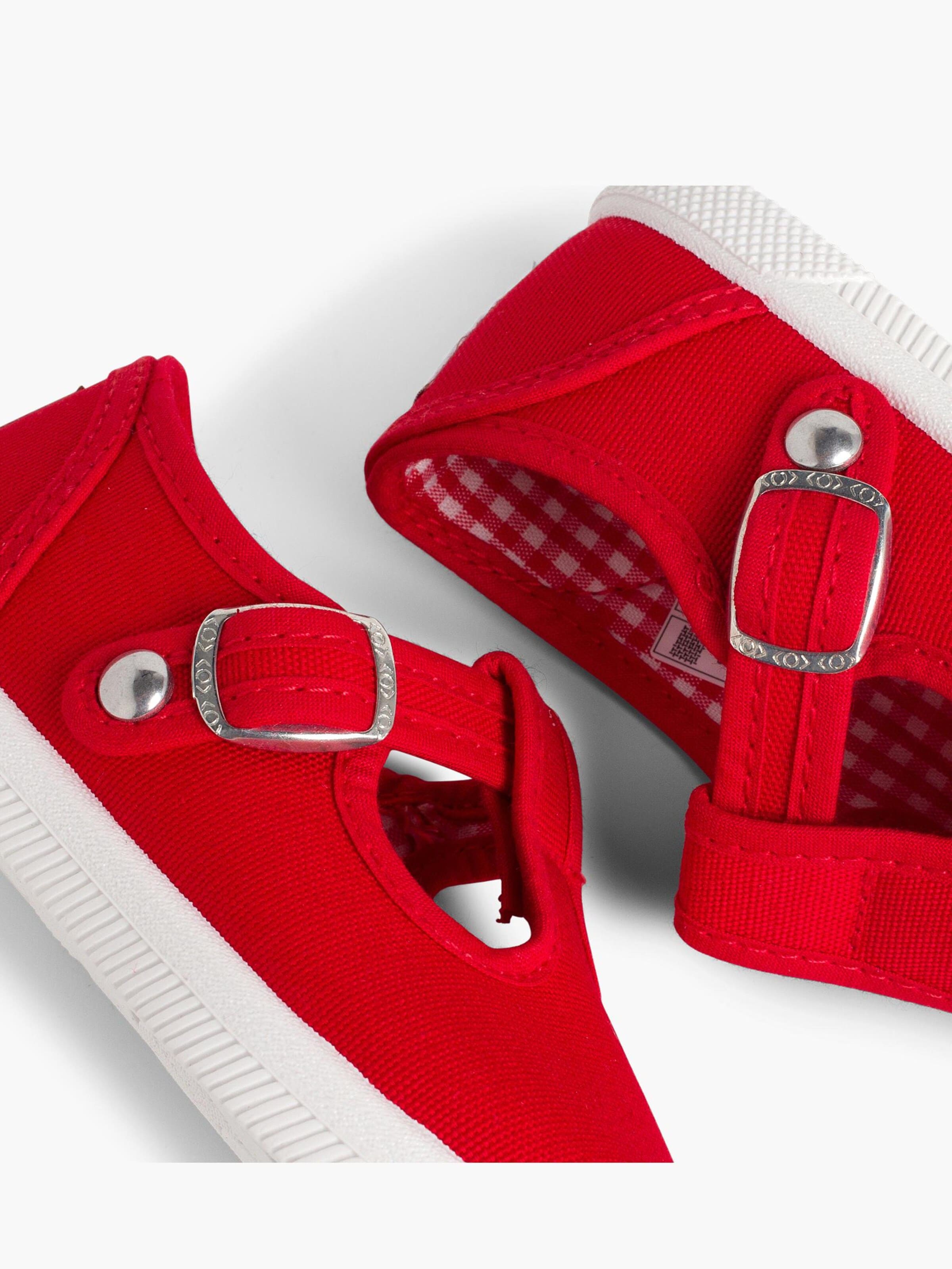 Pisamonas - Sapato de primeiros passos em vermelho