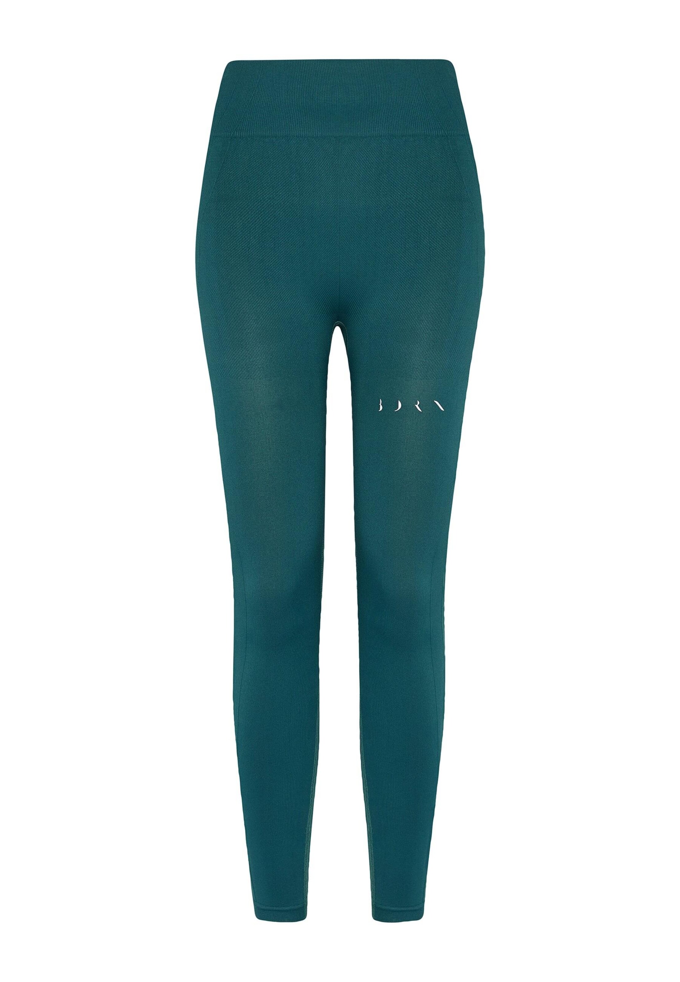 Born Living Yoga Regular Leggings 'Shantala' in Groen: voorkant