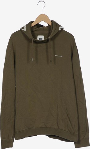 Marc O'Polo Sweatshirt & Zip-Up Hoodie in XL in Green: front