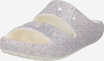 Crocs - Sapatos abertos 'Classic' em prata: frente