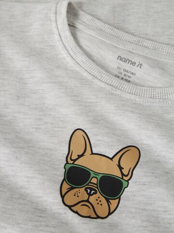 NAME IT Shirt 'NKMNIKOLAI' in Grey