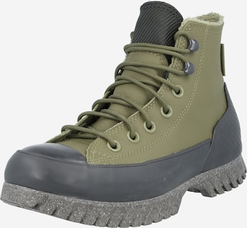 Sneaker alta 'Chuck Taylor All Star' di CONVERSE in verde: frontale