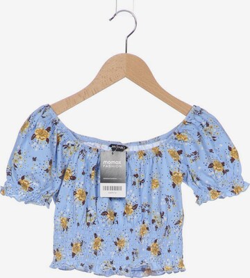 Monki Top & Shirt in XS in Blue: front