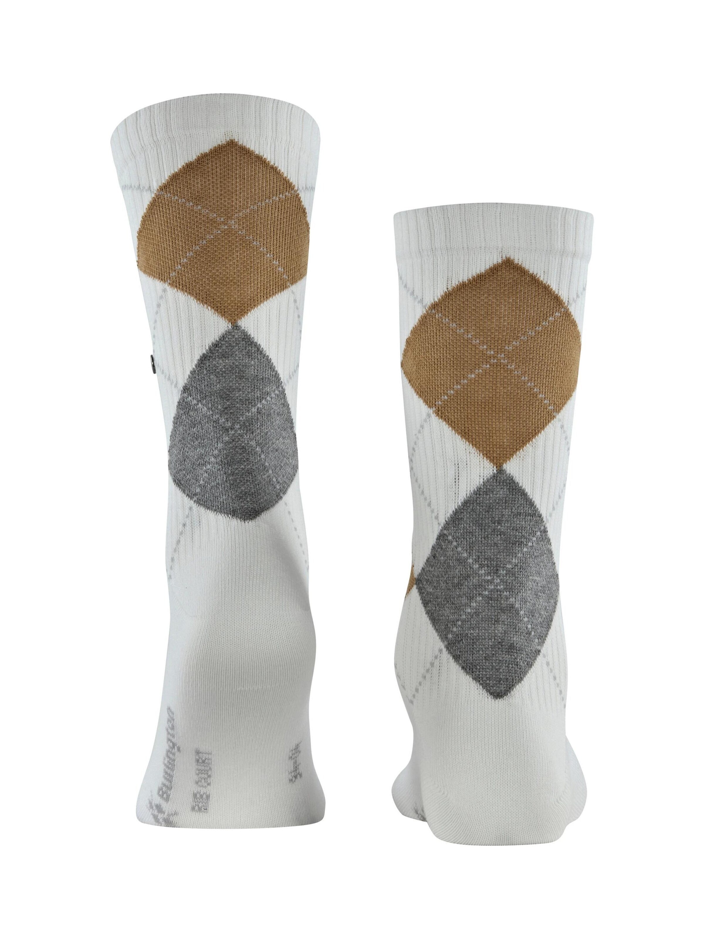 BURLINGTON Socks 'Rib Court' in White